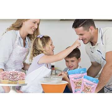 Manvscakes Valentine's Heart Sprinkles for Sweet Treats