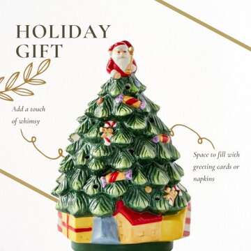 Spode Christmas Tree Napkin Holder for Holiday Dining
