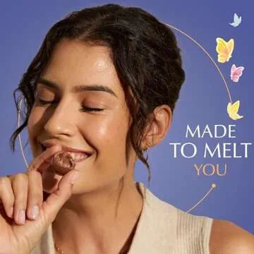 Lindt Blueberries & Cream Truffles - Gourmet White Chocolate Candy