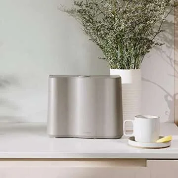 Vitruvi Cloud Bedside Humidifier, Dove, 24 Hr Run Time, 602ft Coverage, Large Home Bedroom - Night Mode - Includes 3 Month Filter