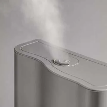 Vitruvi Cloud Bedside Humidifier, Dove, 24 Hr Run Time, 602ft Coverage, Large Home Bedroom - Night Mode - Includes 3 Month Filter