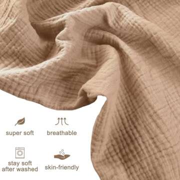 DAYEEBALL Muslin Nursing Cover - Soft & Breathable