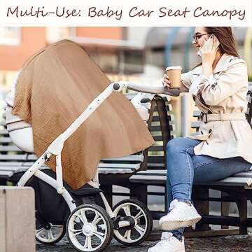 DAYEEBALL Muslin Nursing Cover - Soft & Breathable