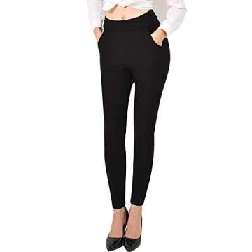 Ginasy Women's Dress Pants - Stylish, Chic, and Comfortable for Work and Everyday Wear