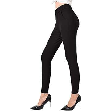 Ginasy Women's Business Casual Stretch Dress Pants