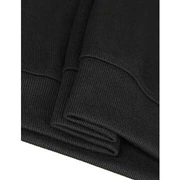 Blooming Jelly Womens Christmas Sweatshirts Crewneck Long Sleeve Tops Print Terry Casual Cute Pullover Outfit 2024(M,Black)