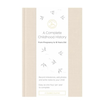 Promptly Journals, A Complete Childhood History: From Pregnancy to 18 Years Old (Sand, Tan, Linen) |...