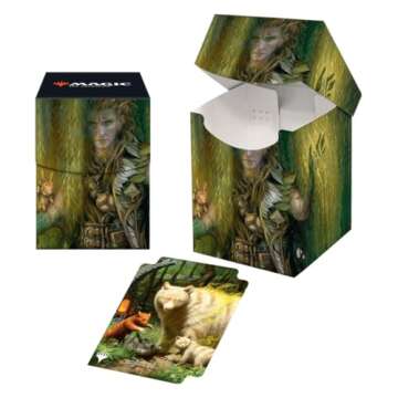 Ultra Pro - MTG Murders at Karlov Manor 100+ Deck Box Kaust, Eyes of the Glade for Magic: The Gather...