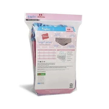 Hanes Girls' Period Panties - Comfort and Leak Protection