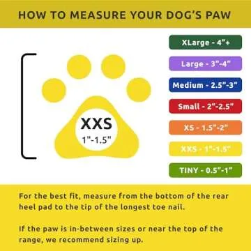 PawZ Rubber Dog Boots for Paws up to 1 1/2", 12 Pack - All-Weather Dog Booties for Hot Pavement, Snow, Mud, and Rain - Waterproof, Anti Slip Dog Socks - XX-Small, Black