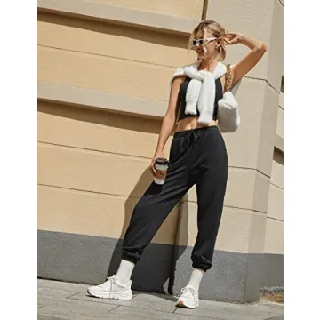 CRZ YOGA High Waisted Sweatpants - Soft & Comfortable Joggers