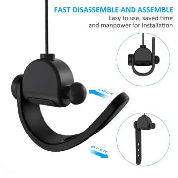 KIWI design VR Cable Management, 3 Packs VR Pulley System Compatible with Quest 3S/3/2/1/Pico/PSVR/PSVR2