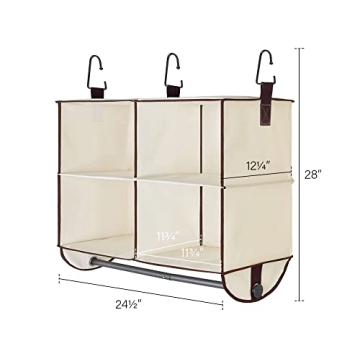 Efficient StorageWorks Hanging Closet Organizer for All Ages