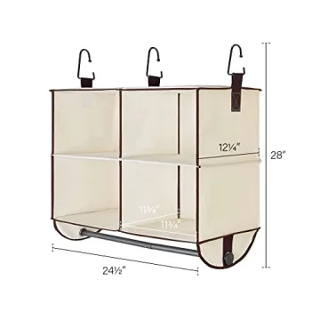 Efficient StorageWorks Hanging Closet Organizer for All Ages