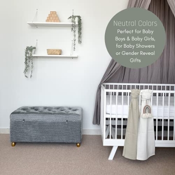 MOZAH Organic Muslin Swaddle Blankets Set - Baby Essentials