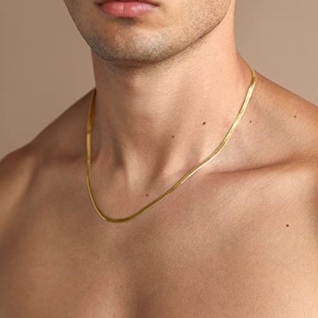 PAVOI Italian 925 Silver 22K Gold Plated Snake Chain Necklace