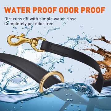 Viper Biothane Waterproof Dog Leash for Training & Tracking