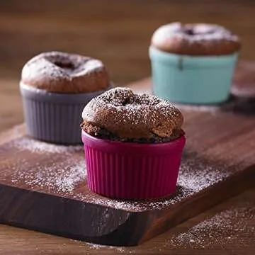 Trudeau Baking Ramekins Set of 4 in Vibrant Colors