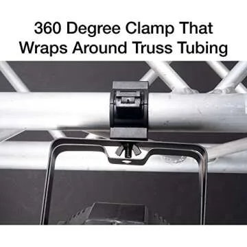 ADJ Products O-clamp 1.5 1.5-Inch Plastic o Clamp 360 Degree Wrap Around Clamp