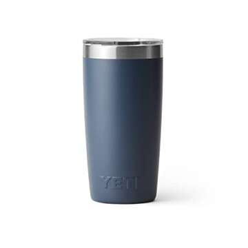 YETI Rambler 10 oz Tumbler, Stainless Steel, Vacuum Insulated with MagSlider Lid, Navy