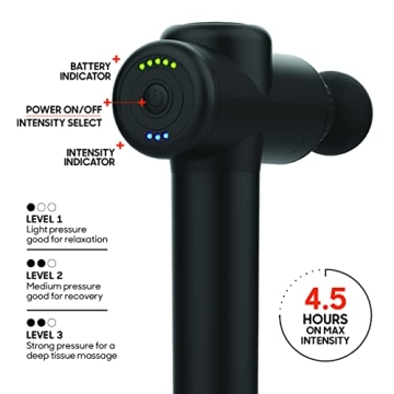 Sharper Image Powerboost Massage Gun for Efficient Recovery