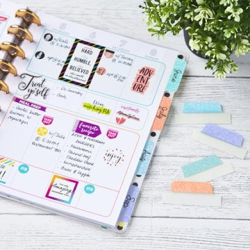 Avery Margin Ultra Tabs - Pastel Sparkle Sticky Tabs