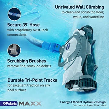 Polaris MAXX: Energy-Efficient Pool Cleaner for All Surfaces