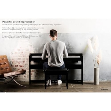 Casio Privia PX-770BK 88-Key Digital Piano with Weighted Keys