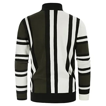 GRACE KARIN Mockneck Sweater for Men - Warm & Stylish Fashion