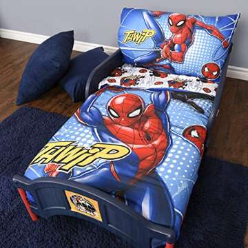 Delta Children Spider Man Toddler Bed for Kids 15 Months+