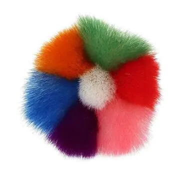 bouti1583 Convenient Colorful Nail Art Dust Brush Remover Cleaner For Acrylic & UV Nail Gel Powder Rhinestones Makeup Foundation