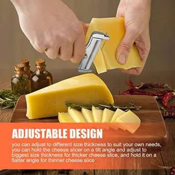 Adjustable Stainless Steel Cheese Cutter Set for All Types