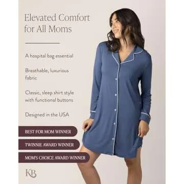 Kindred Bravely Clea Nightgown - Ultimate Comfort for Nursing Moms