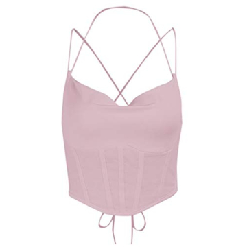 FEOYA Women's Sexy Sleeveless Cami Tank Top Y2K Style