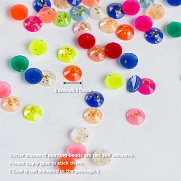 20000PCS Glitter Beads for Diamond Painting Crafts