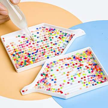 20000PCS Glitter Beads for Diamond Painting Crafts