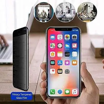 GPROVA 2 Pack Privacy Screen Protector for iPhone 11/XR