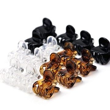 Goody Women's Mini Claw Clips 15 Count for All Hair Types