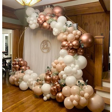 Rose Gold Confetti Balloons for Elegant Celebrations
