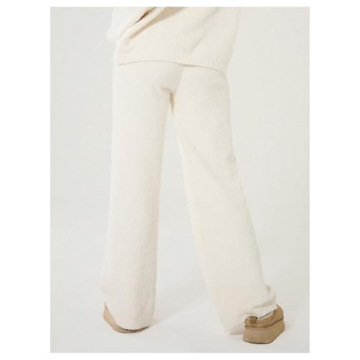 Comfortable Women's Wide Leg Fuzzy Lounge Pants