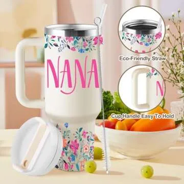40oz Insulated Tumbler for Nana Best Mother's Day Gift