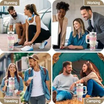 40oz Insulated Tumbler for Nana Best Mother's Day Gift