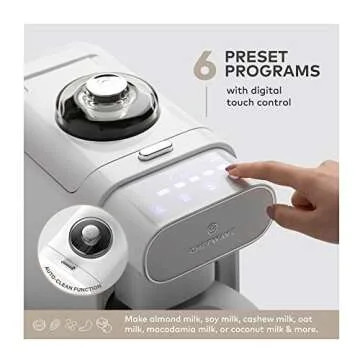 ChefWave Vegan Nut Milk Maker with Auto-Clean and Recipes