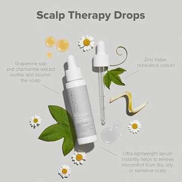 Paul Mitchell Clean Beauty Scalp Therapy Drops, Ultra-Lightweight Scalp Serum Soothes + Nourishes Al...