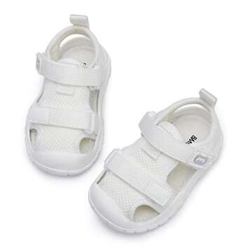 Lightweight Closed Toe Summer Sandals for Infants