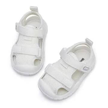 Lightweight Closed Toe Summer Sandals for Infants