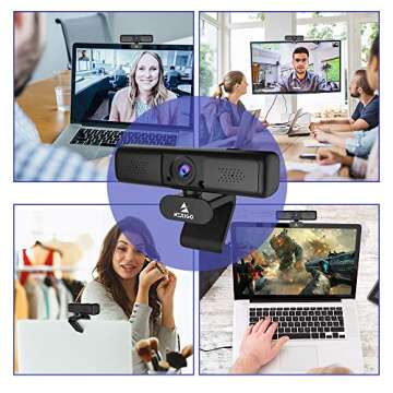 NexiGo N650 2K QHD Webcam with Digital Zoom & Privacy Cover