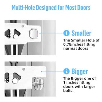 TOWODE Portable Door Lock & Alarm - Ultimate Security Kit