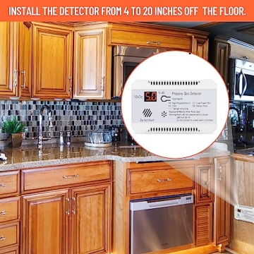 WELLUCK RV Propane Detector with Loud 85dB Alarm