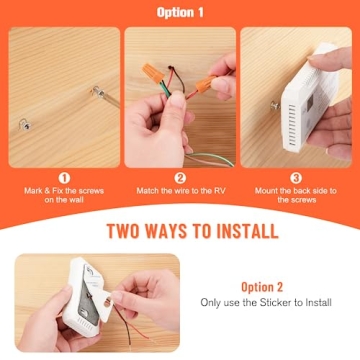 WELLUCK RV Propane Detector with Loud 85dB Alarm